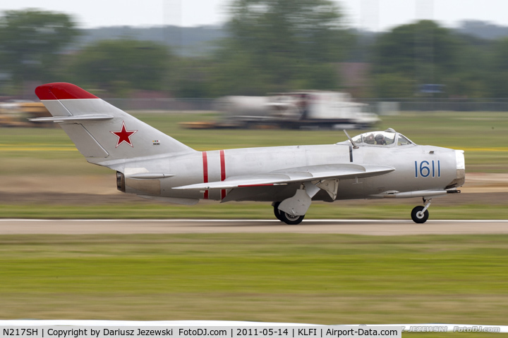 N217SH, 1959 PZL-Mielec Lim-5 (MiG-17F) C/N 1C1611, PZL-Mielec Lim-5 (MiG-17F) CN 1C1611, N217SH