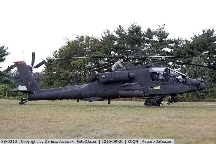 88-0213, 1988 McDonnell Douglas AH-64A Apache C/N PV543, AH-64A Apache 88-00213 from 1-104th AVN PA ARNG Ft. Indiantown Gap, PA