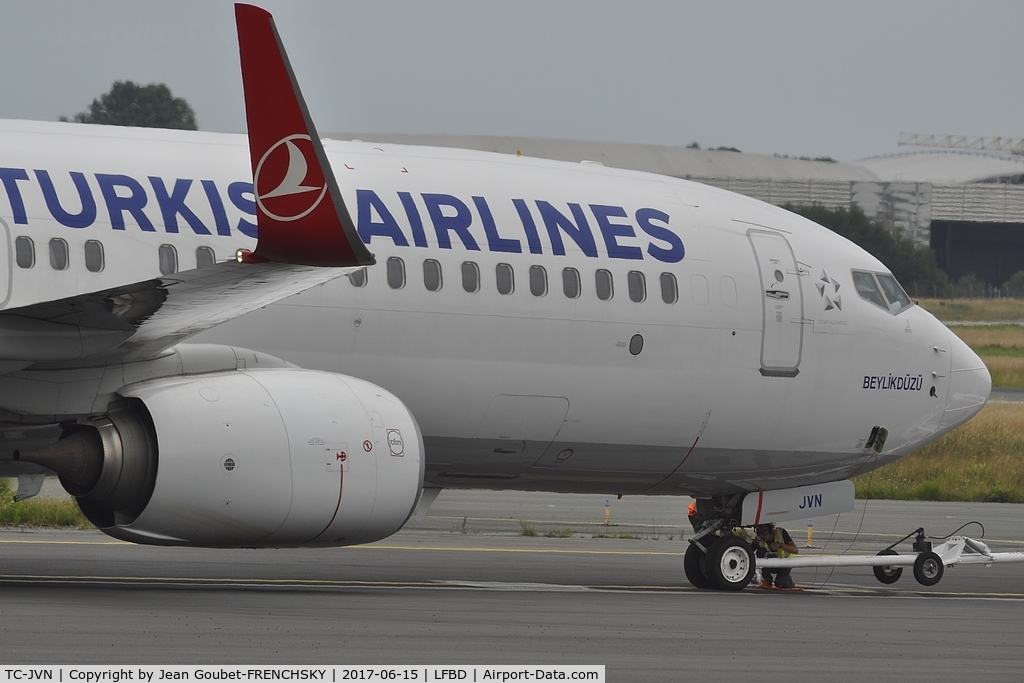 TC-JVN, 2016 Boeing 737-8F2 C/N 60018, Turkish Airlines departure to Istanbul