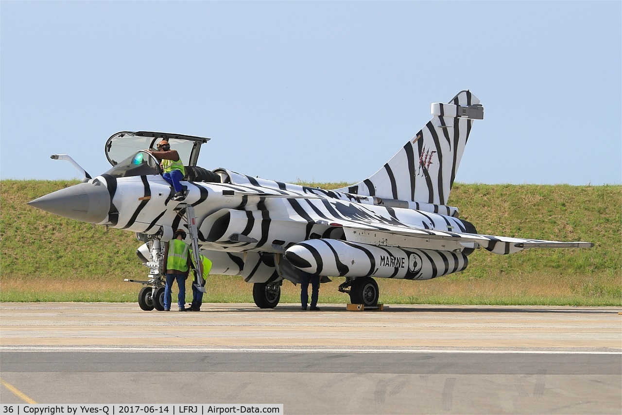 36, Dassault Rafale M C/N 36, Dassault Rafale M, Flight line, Landivisiau Naval Air Base (LFRJ) Tiger Meet 2017