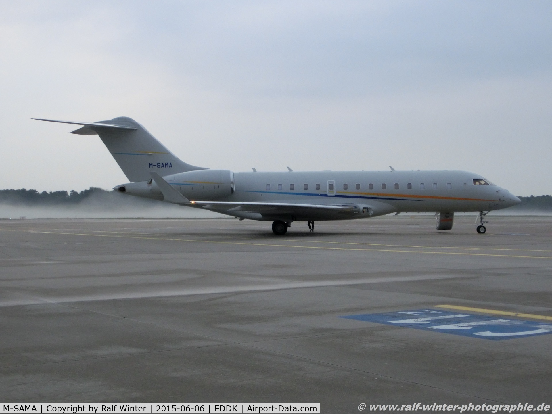 M-SAMA, 2013 Bombardier BD-700-1A10 Global Express C/N 9579, Bombardier BD-700-1A10 Global 6000 - Fanar Aviation LTD - 9579 - M-SAMA - 06.06.2015 - CGN