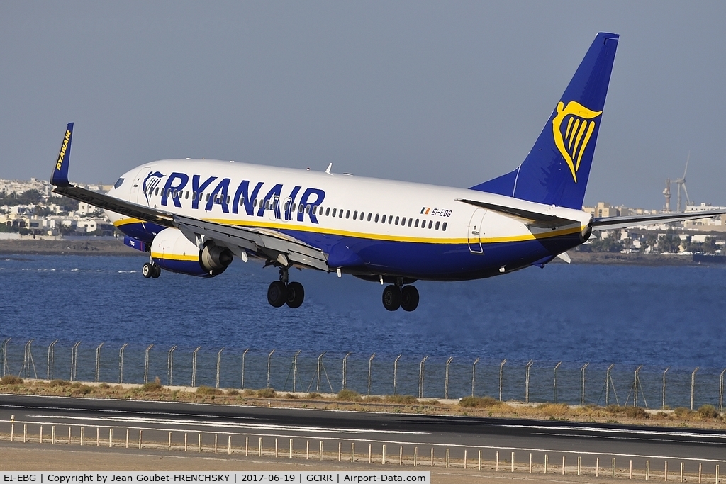 EI-EBG, 2009 Boeing 737-8AS C/N 37525, FR7224 landing from Dublin