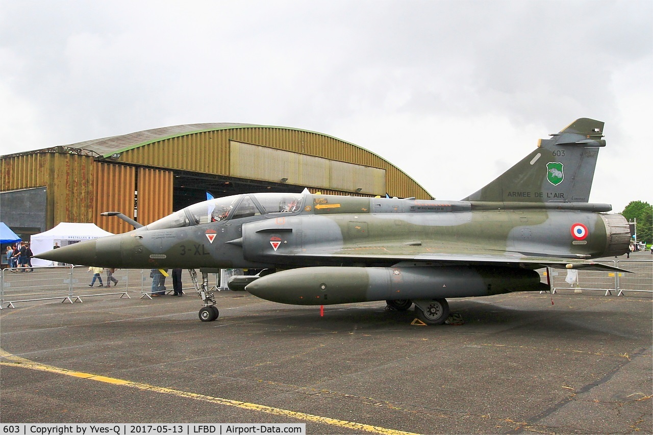 603, Dassault Mirage 2000D C/N 394, Dassault Mirage 2000D, Static display, Bordeaux-Mérignac Air Base 106 (LFBD-BOD) Open day 2017