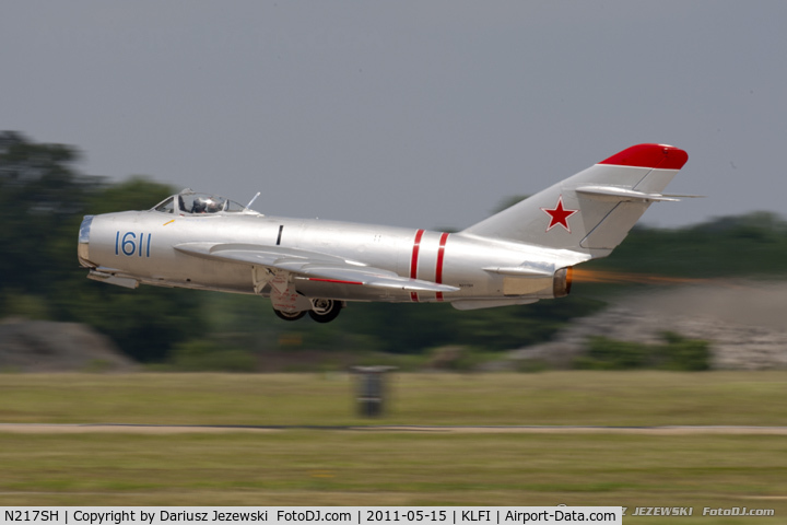 N217SH, 1959 PZL-Mielec Lim-5 (MiG-17F) C/N 1C1611, PZL Mielec Lim-5 (MiG-17F) CN 1C1611, N217SH