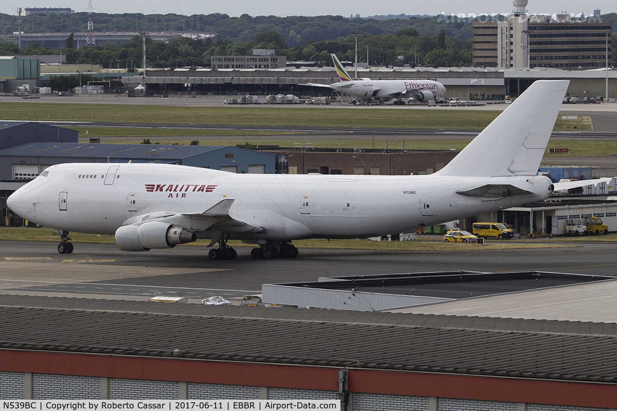 N539BC, 1992 Boeing 747-4B5 BDSF C/N 26395, Brussels