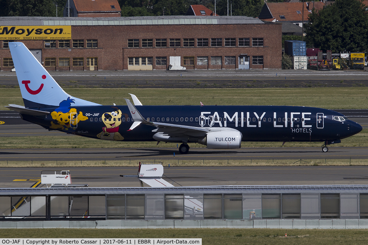 OO-JAF, 2007 Boeing 737-8K5 C/N 35133, Brussels