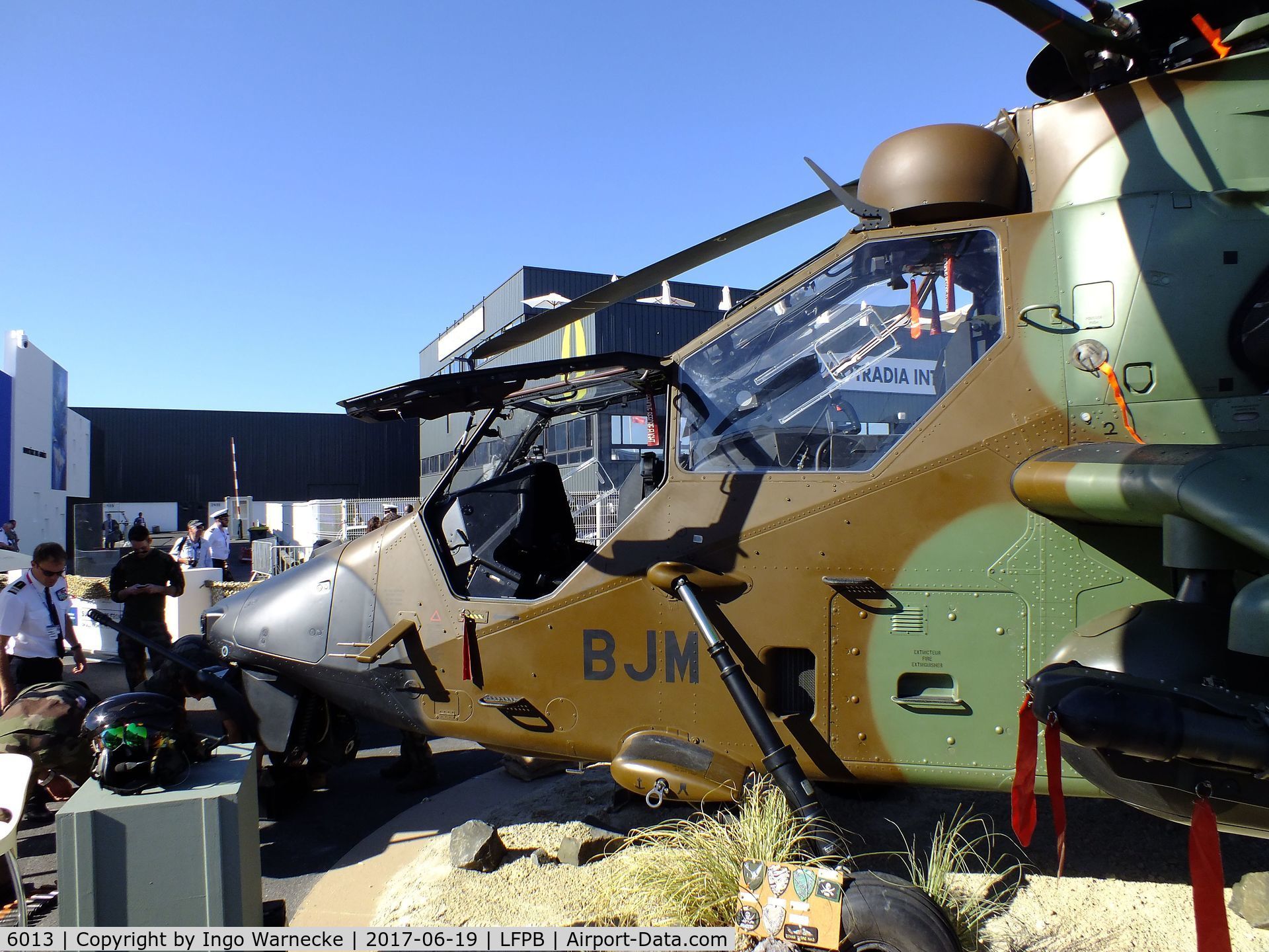 6013, Eurocopter EC-665 Tigre HAD C/N 6013, Eurocopter EC665 Tigre / Tiger HAD of the ALAT (french Army Aviation) at the Aerosalon 2017, Paris