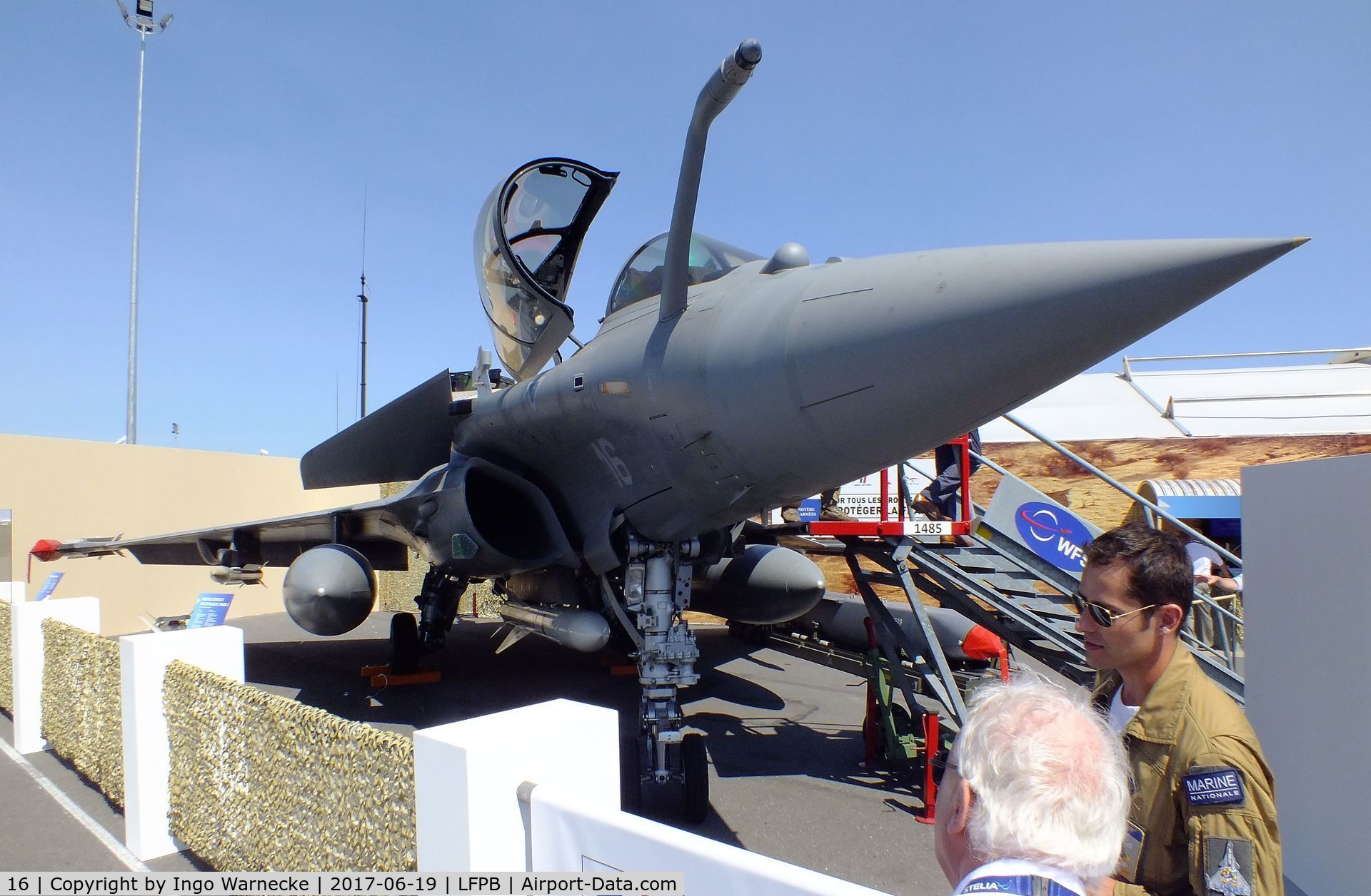 16, Dassault Rafale M C/N 16, Dassault Rafale M of the Aéronautique Navale at the Aerosalon 2017, Paris