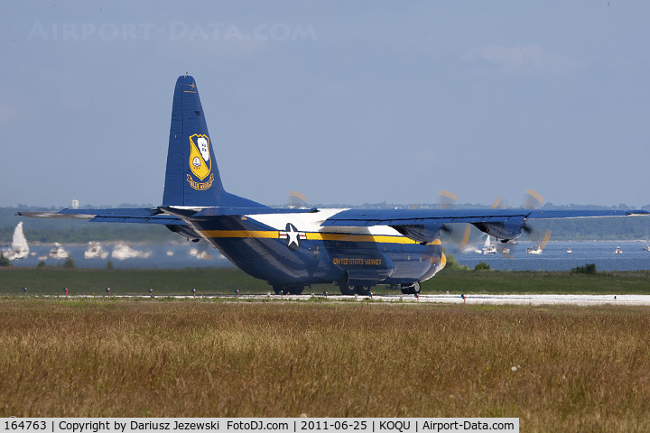 164763, 1992 Lockheed C-130T Hercules C/N 382-5258, C-130T Hercules 164763 Fat Albert from Blue Angels Demo Team NAS Pensacola, FL