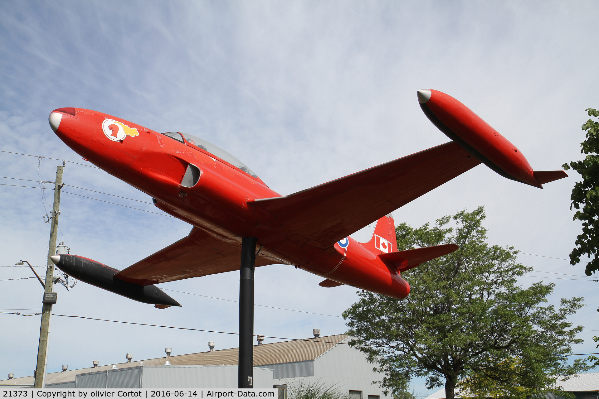 21373, 1954 Canadair CT-133 Silver Star 3 C/N T33-373, better picture with the sun !