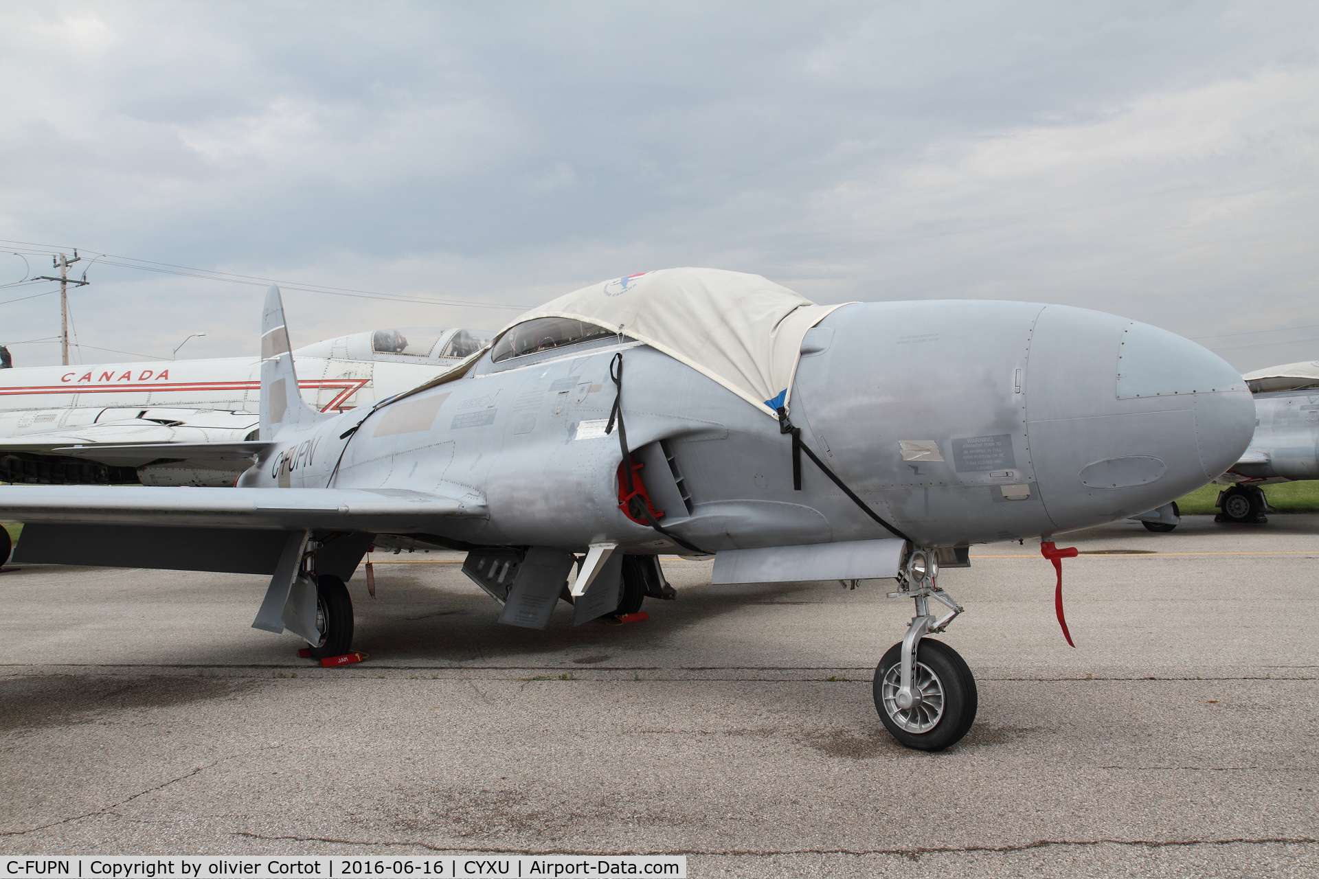 C-FUPN, 1954 Canadair CT-133 Silver Star 3 C/N T33-441, front view
