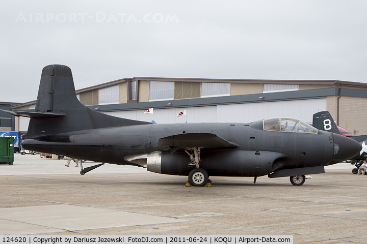 124620, Douglas EF-10B Skynight C/N 7490, Douglas F3D-2 Sky Knight 124620 Rhode Island Quonset Air Museum (QAM)