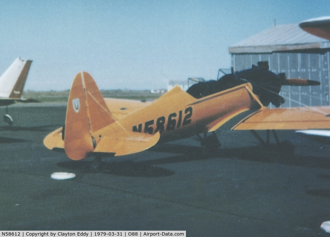 N58612, 1942 Ryan PT-22 Recruit (ST3KR) C/N 1716, 1979 old Rio Vista Airport California.