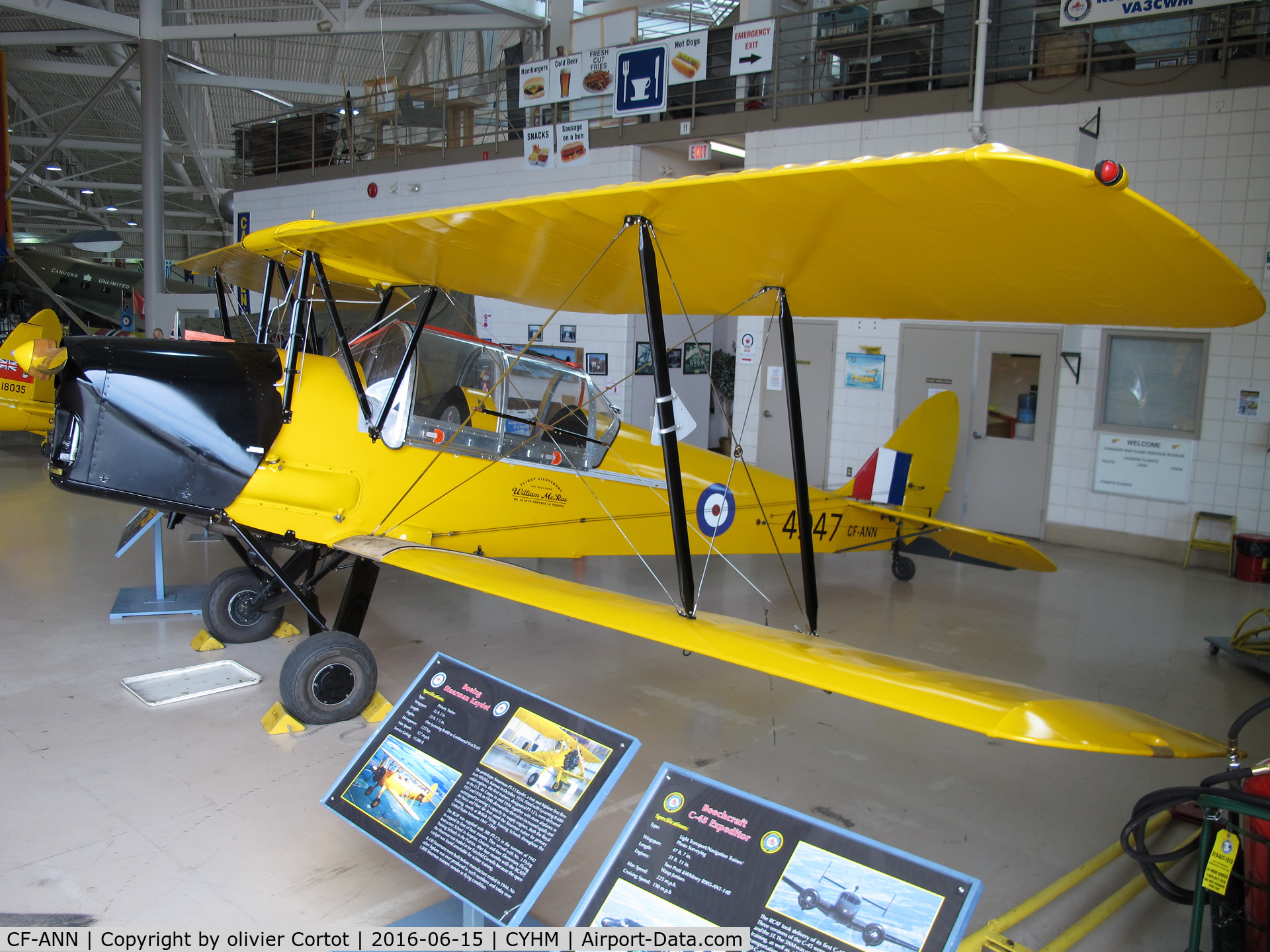 CF-ANN, 1941 De Havilland Canada DH-82C Tiger Moth C/N DHC746, CWH museum