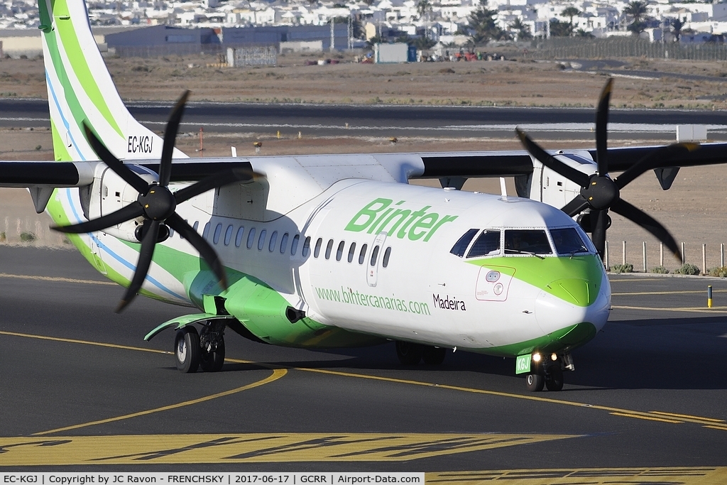 EC-KGJ, 2007 ATR 72-212A C/N 753, Binter Canarias NT505 to Las Palmas