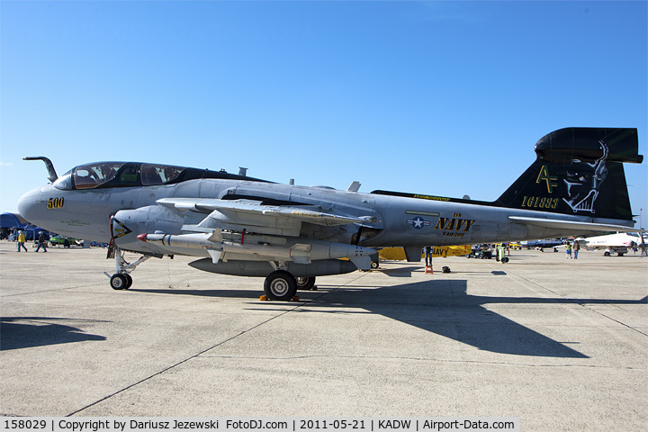 158029, 1971 Grumman EA-6B Prowler C/N MP-6, EA-6B Prowler 158029 AF-500 from VAQ-209 Star Warriors DC