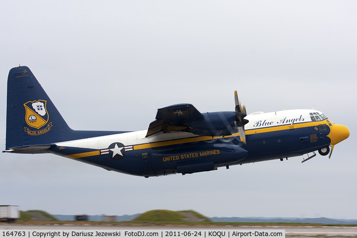 164763, 1992 Lockheed C-130T Hercules C/N 382-5258, C-130T Hercules 164763 Fat Albert from Blue Angels Demo Team NAS Pensacola, FL