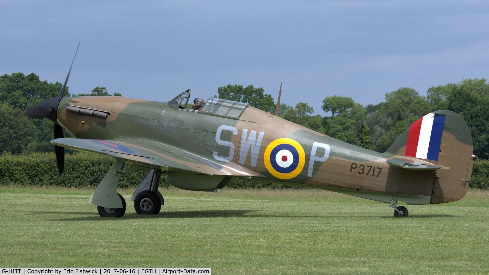 G-HITT, 1940 Hawker Hurricane I C/N Not found / see comment, 1. P3717 on the eve of the epic Evening Airshow, The Shuttleworth Collection, June, 2017