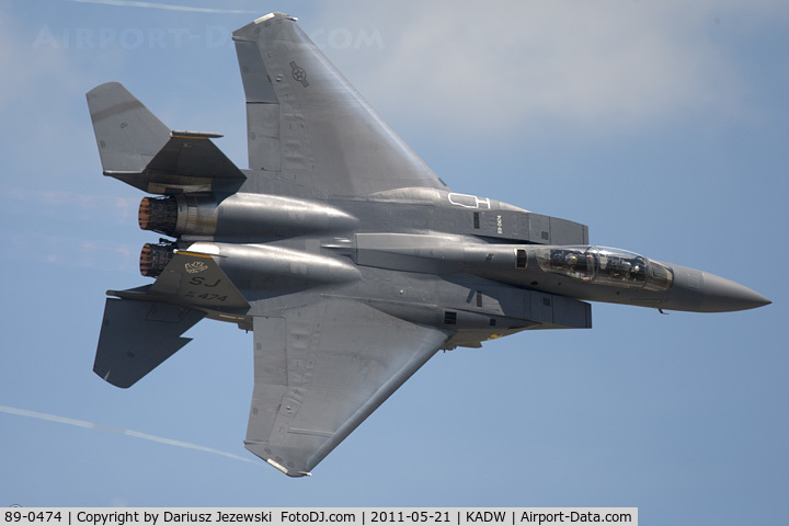 89-0474, 1989 McDonnell Douglas F-15E Strike Eagle C/N 1121/E096, F-15E Strike Eagle 89-0474 SJ from 334th FS 4th FW Seymour Johnson AFB, NC