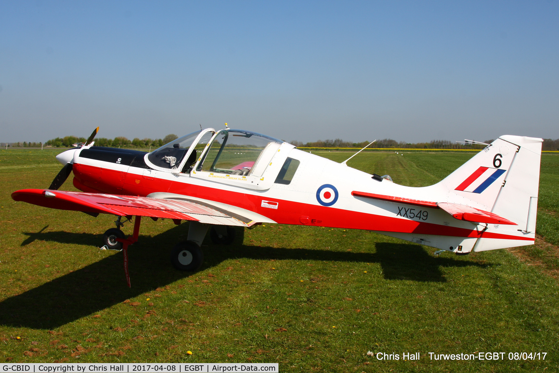 G-CBID, 1974 Scottish Aviation Bulldog T.1 C/N BH.120/242, at The Beagle Pup 50th anniversary celebration fly in