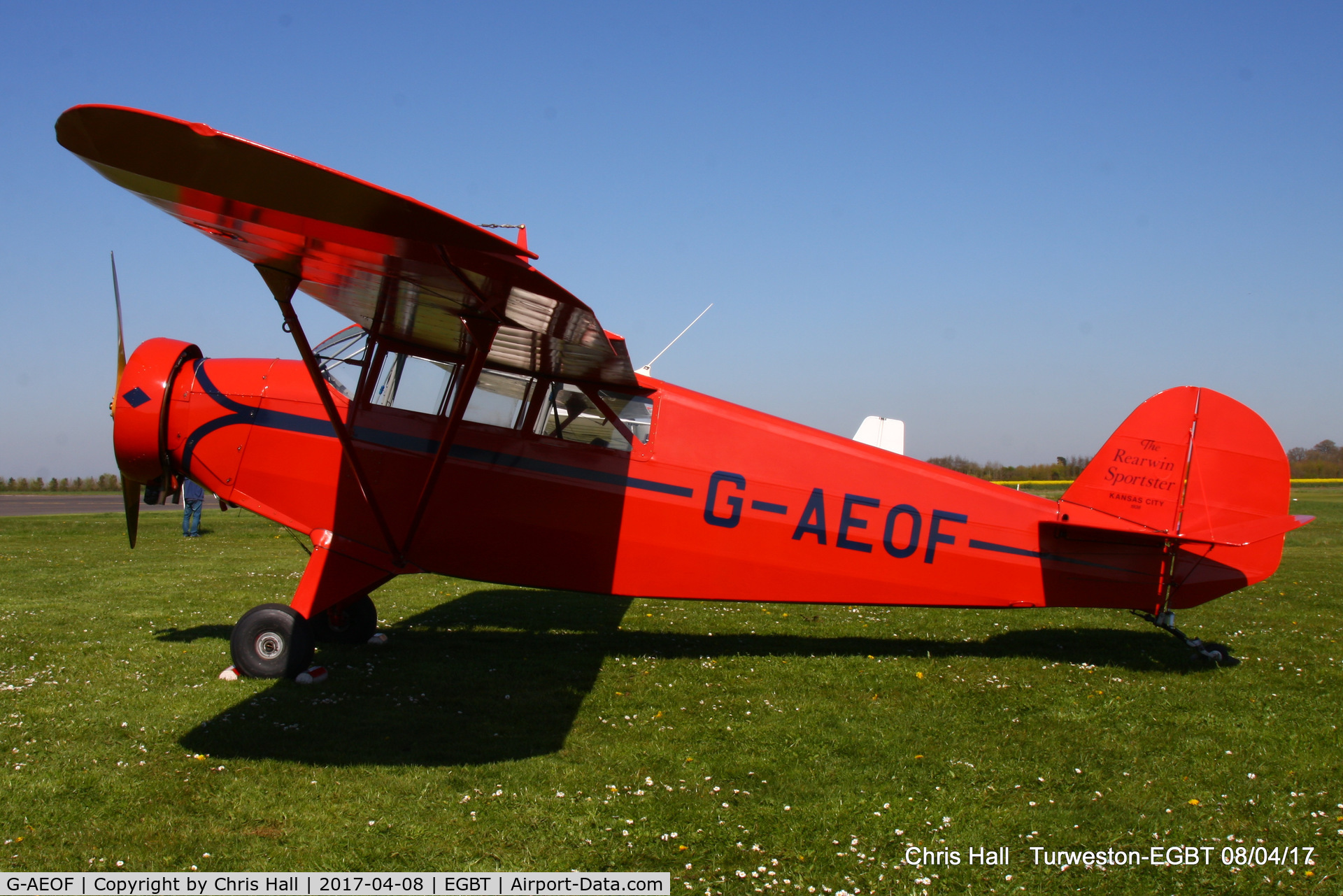 G-AEOF, 1936 Rearwin 8500 Sportster C/N 462, at The Beagle Pup 50th anniversary celebration fly in