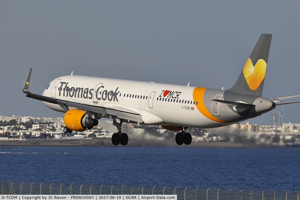 G-TCDM, 2016 Airbus A321-211 C/N 7003, Thomas Cook Airlines from Manchester (MAN)