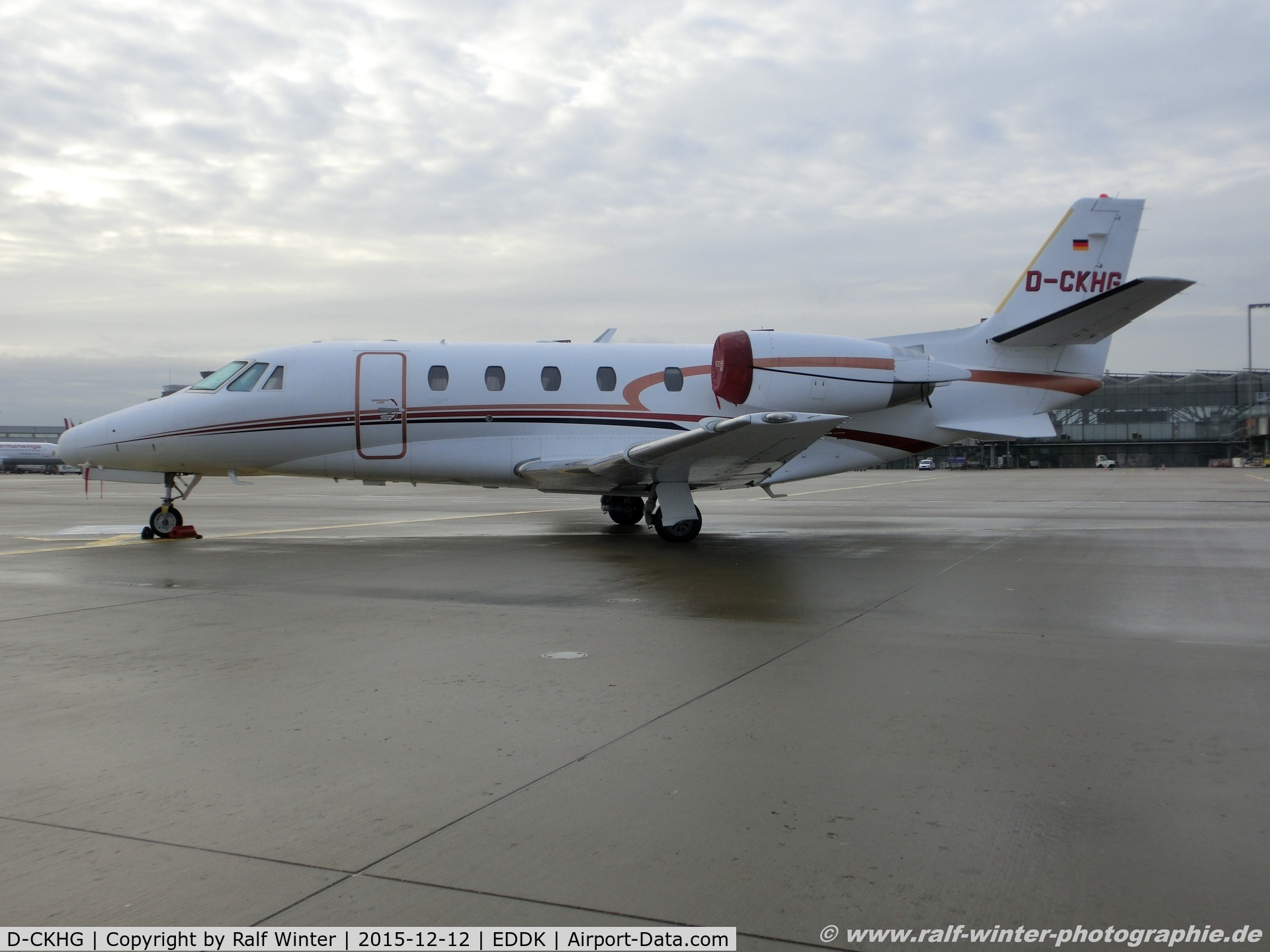 D-CKHG, 2006 Cessna 560XLS Citation Excel C/N 560-5667, Cessna 560XL Citation XLS - QGA Windrose Air Charter - 560-5667 - D-CKHG - 12.12.2015 - CGN