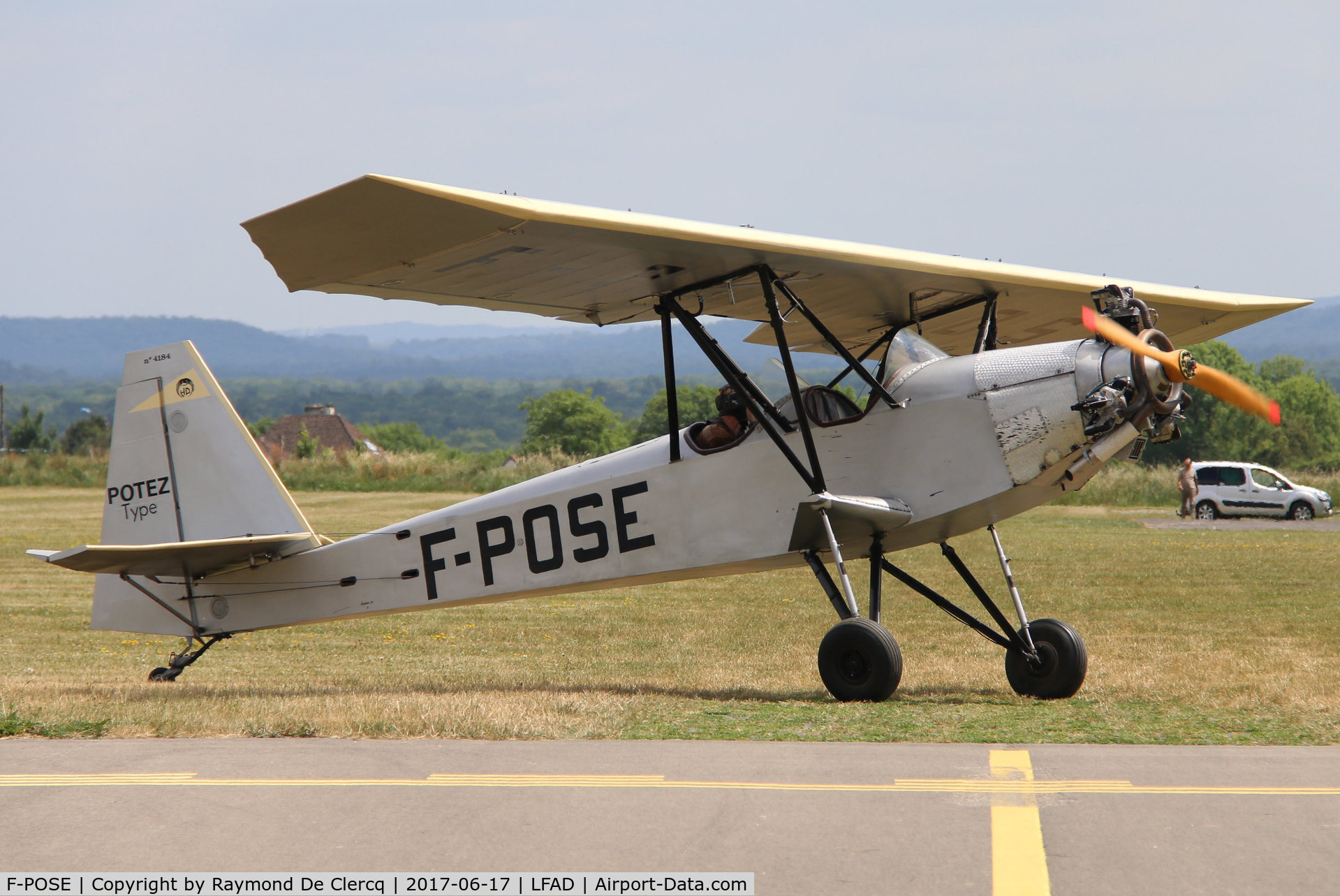 F-POSE, Potez 60 Sauterelle C/N 4184, At Compiègne Aero Classic.
