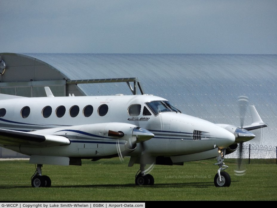 G-WCCP, 1988 Beech B200 Super King Air King Air C/N BB-1295, At Sywell Aerodrome.