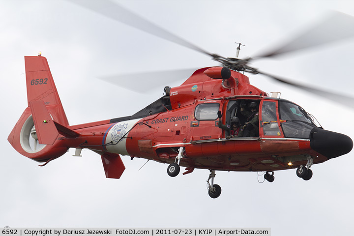 6592, 1985 Aerospatiale MH-65C Dolphin C/N 6293, MH-65C Dolphin 6592 from CGAS Detroit, NJ