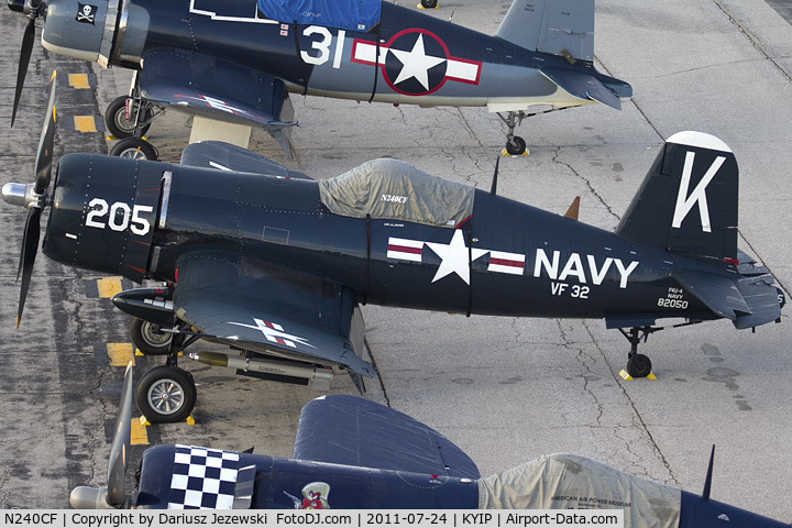 N240CF, 1945 Vought F4U-4 Corsair C/N 9513, Chance Vought F4U-4 Corsair CN 9513, NX240CF