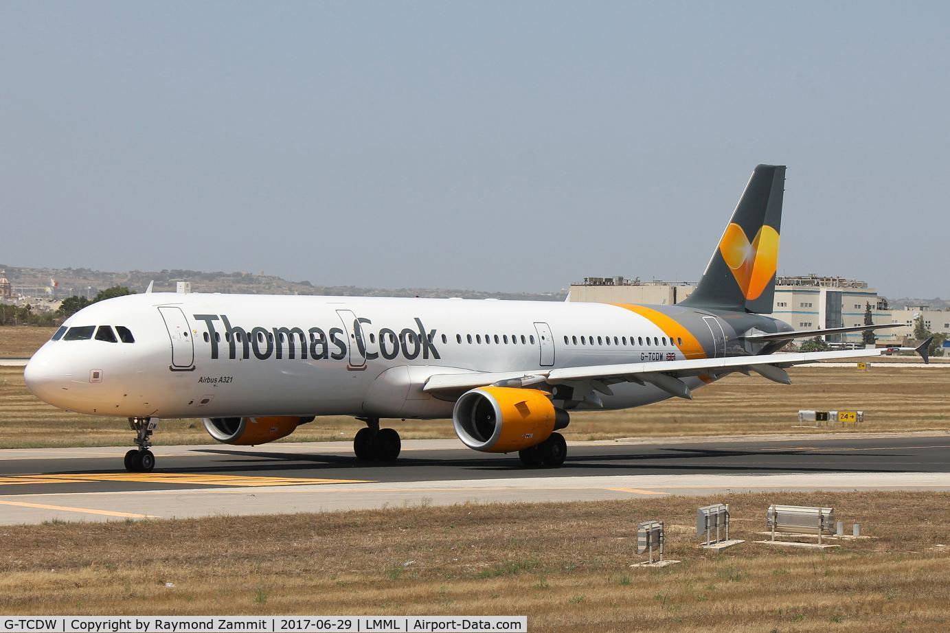 G-TCDW, 2003 Airbus A321-211 C/N 1921, A321 G-TCDW Thomas Cook Airlines