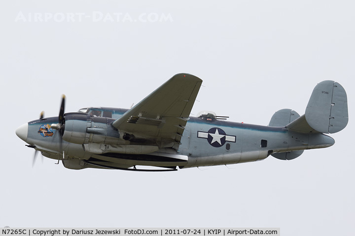 N7265C, 1945 Lockheed PV-2 Harpoon C/N 15-1362, Lockheed PV-2 Harpoon CN 15-1362, N7265C