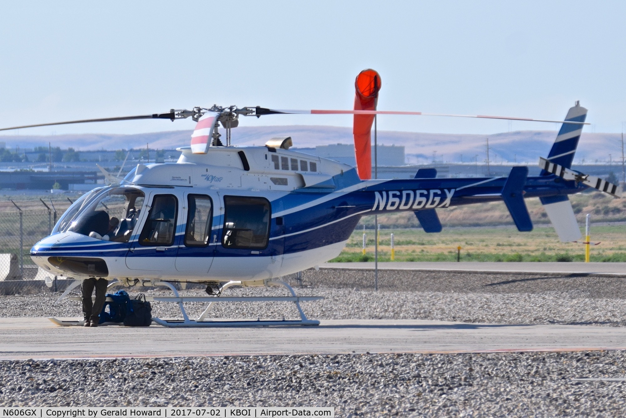 N606GX, 2015 Bell 407GTX C/N 54582, Parked on the BLM ramp.