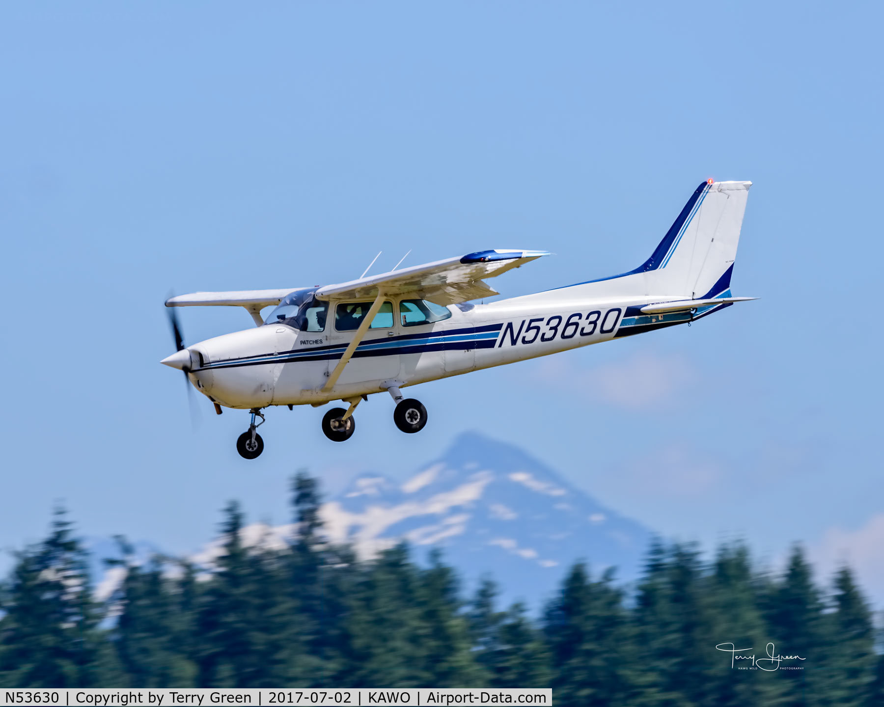 N53630, 1981 Cessna 172P C/N 17274789, KAWO