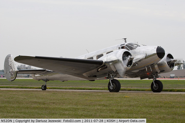 N52DN, 1952 Beech D18S C/N A-846, Beech D18S CN A-846, N52DN