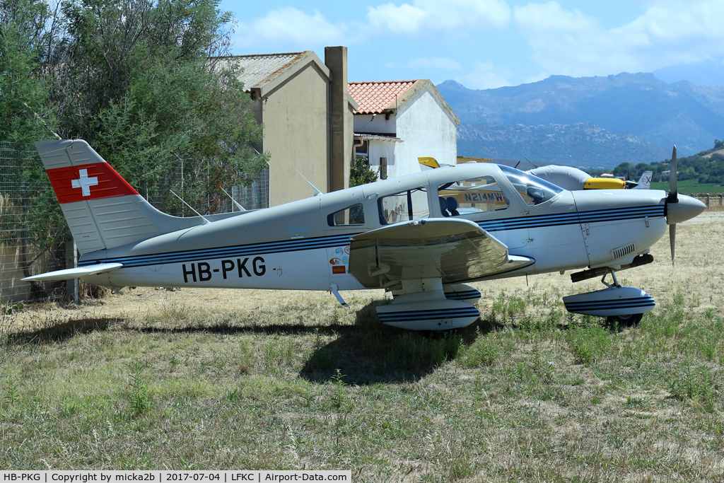 HB-PKG, 1986 Piper PA-28-181 Archer II C/N 2890008, Parked
