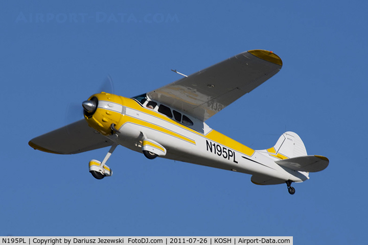 N195PL, 1948 Cessna 190 C/N 7262, Cessna 195 Businessliner CN 7262, N195PL