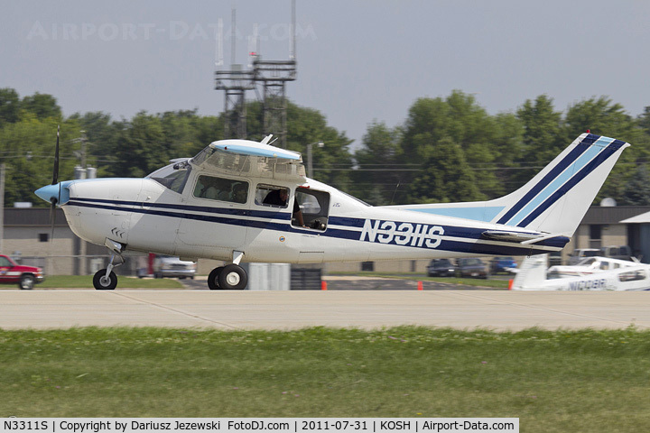N3311S, 1969 Cessna 210J Centurion C/N 21059111, Cessna 210J Centurion CN 21059111, N3311S