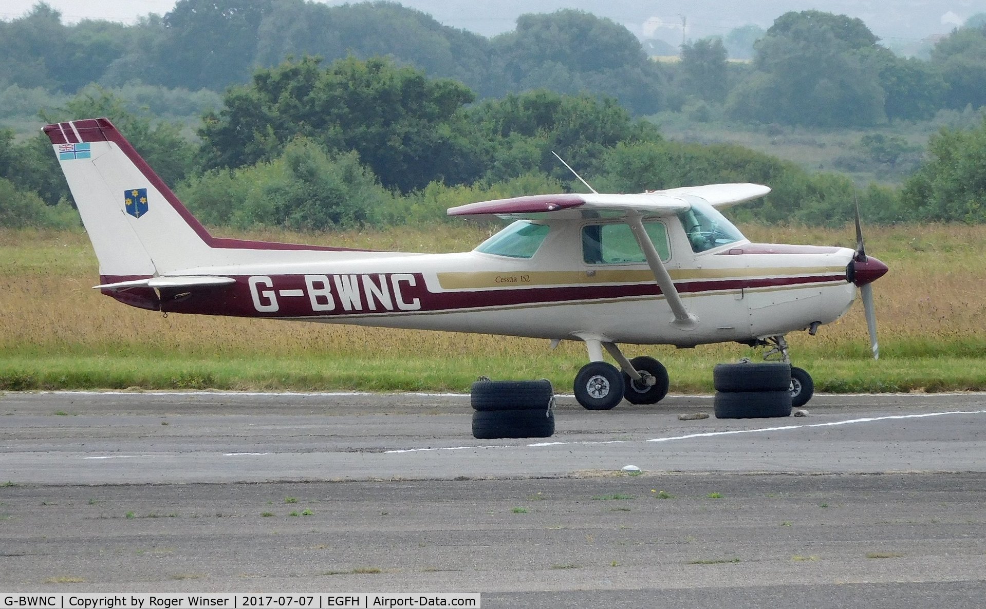 G-BWNC, 1980 Cessna 152 C/N 152-84415, Visiting Cessna 152.