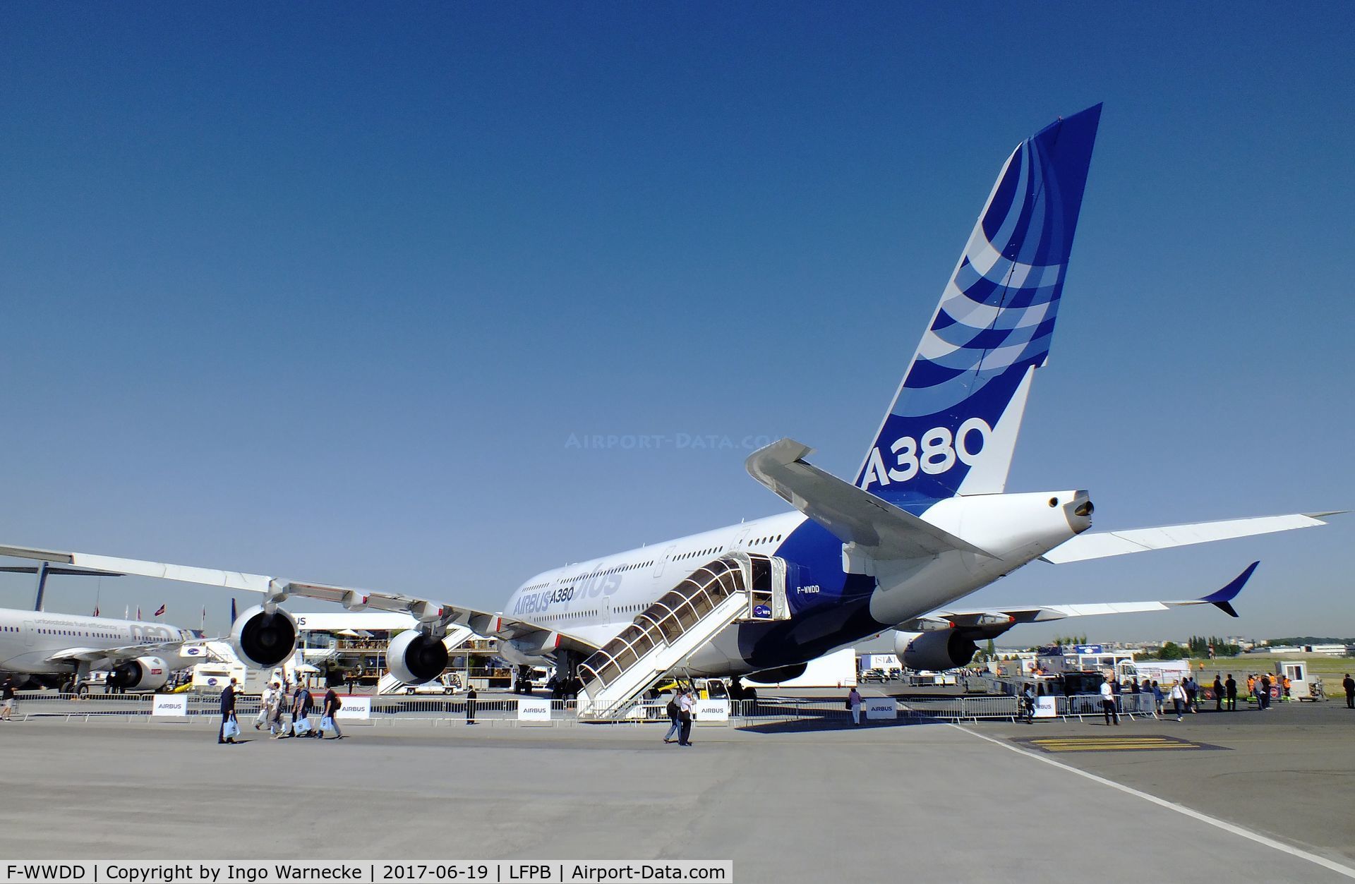 F-WWDD, 2005 Airbus A380-861 C/N 004, Airbus A380 Plus at the Aerosalon 2017, Paris