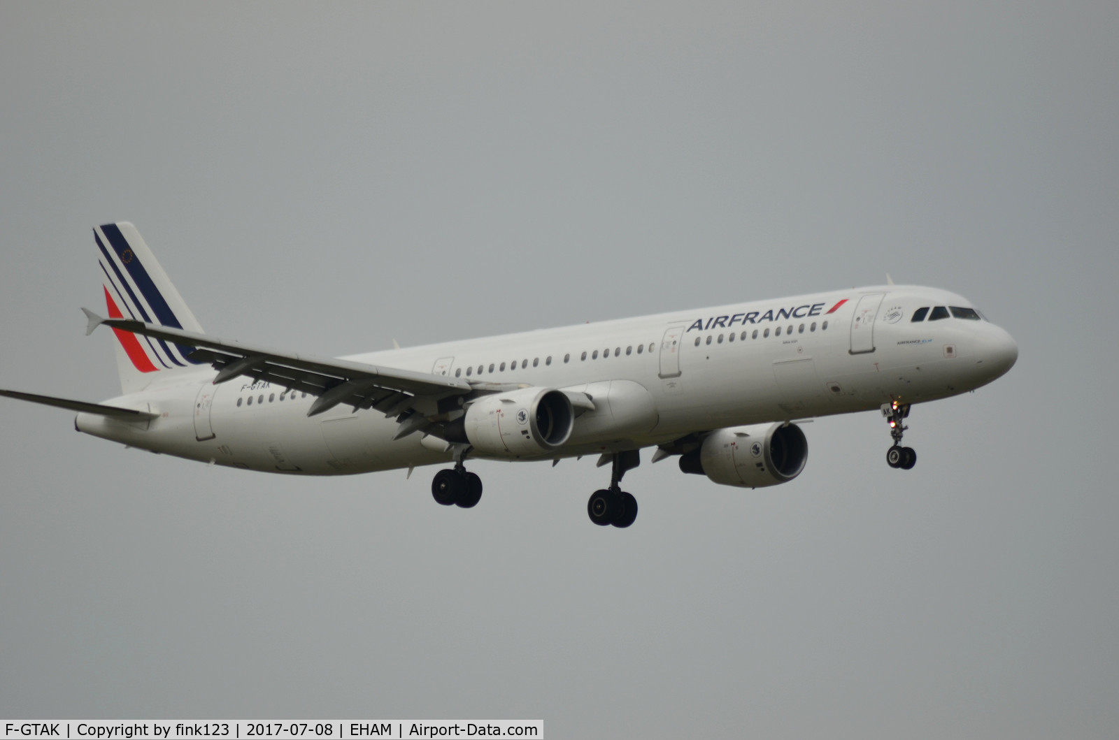 F-GTAK, 2001 Airbus A321-211 C/N 1658, AIR FRANCE A321
