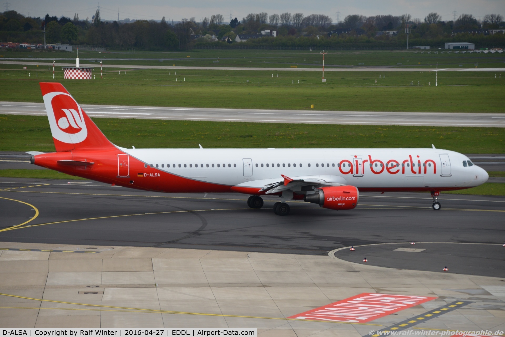 D-ALSA, 2001 Airbus A321-211 C/N 1629, Airbus A321-211 - AB BER Air Berlin - 1629 - D-ALSA - 27.04.2016 - DUS