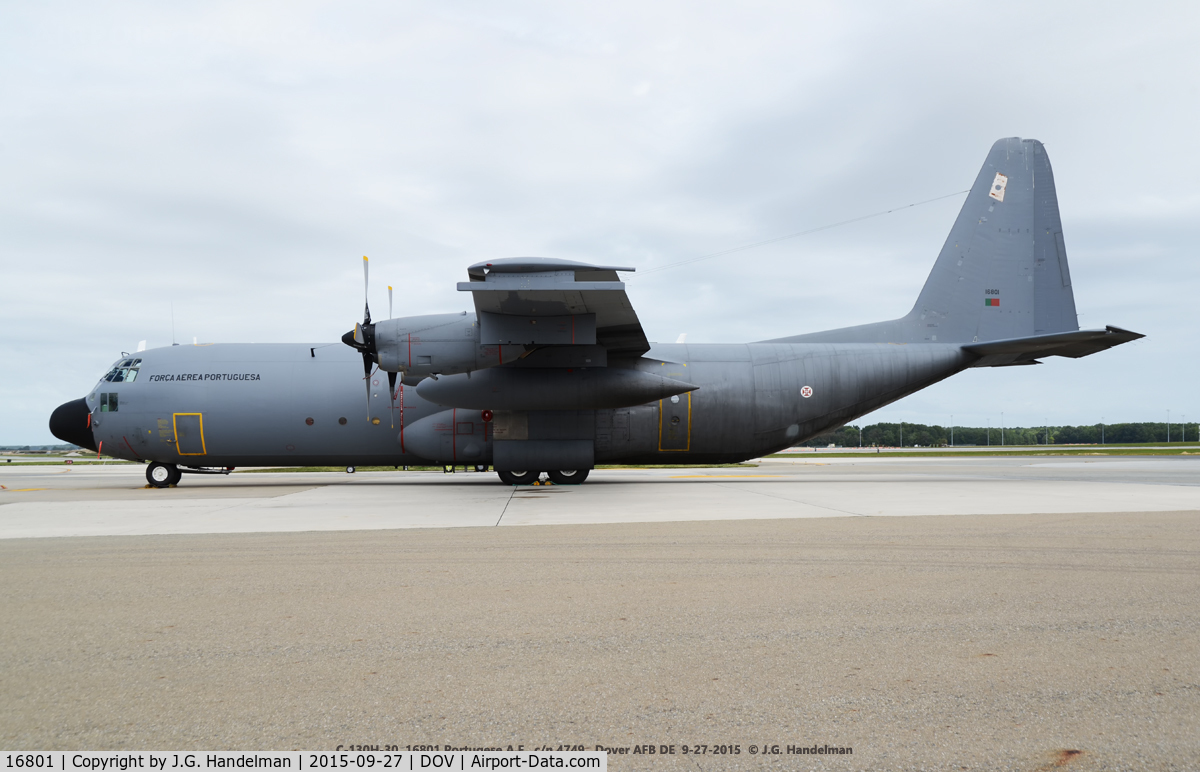 16801, 1977 Lockheed C-130H-30 Hercules C/N 382-4749, At Dover AFB.