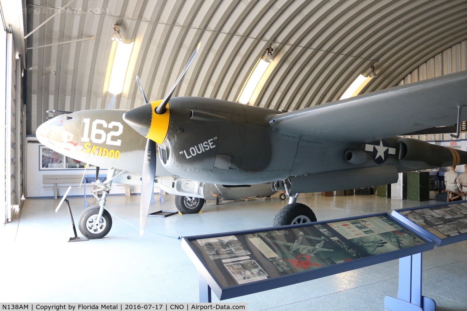 N138AM, 1943 Lockheed P-38J Lightning C/N 44-23314, 23 Skidoo