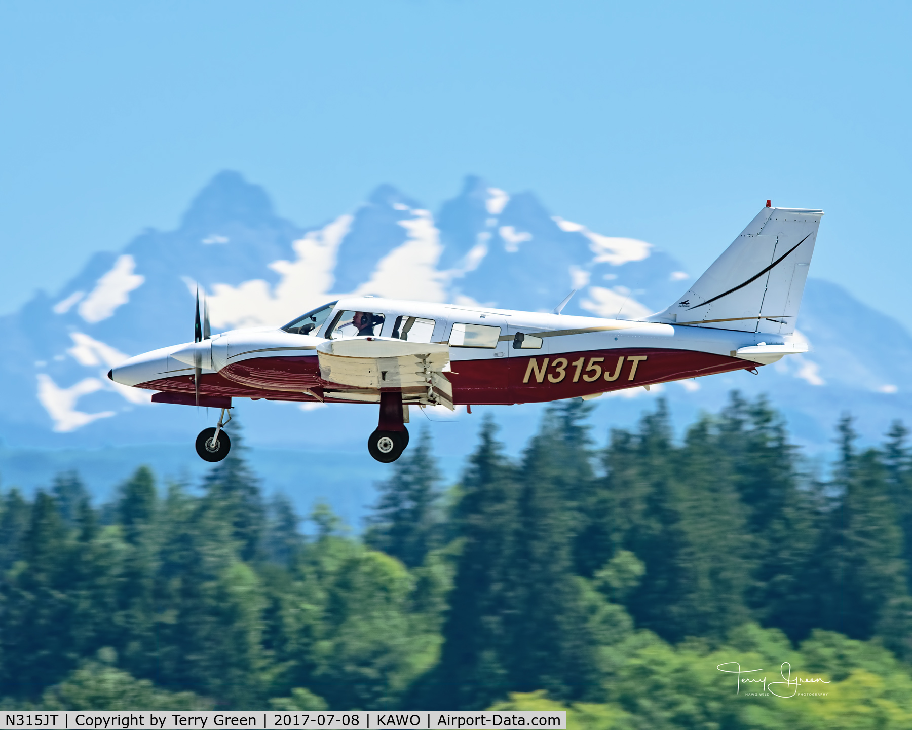 N315JT, Piper PA-34-200T C/N 34-7870045, KAWO