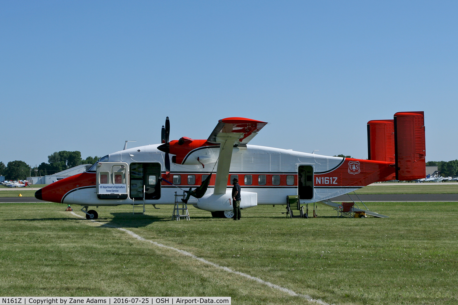 N161Z, 1984 Short SD3-60 (C-23C) C/N SH3412, At the 2016 EAA AirVenture - Oshkosh, Wisconsin