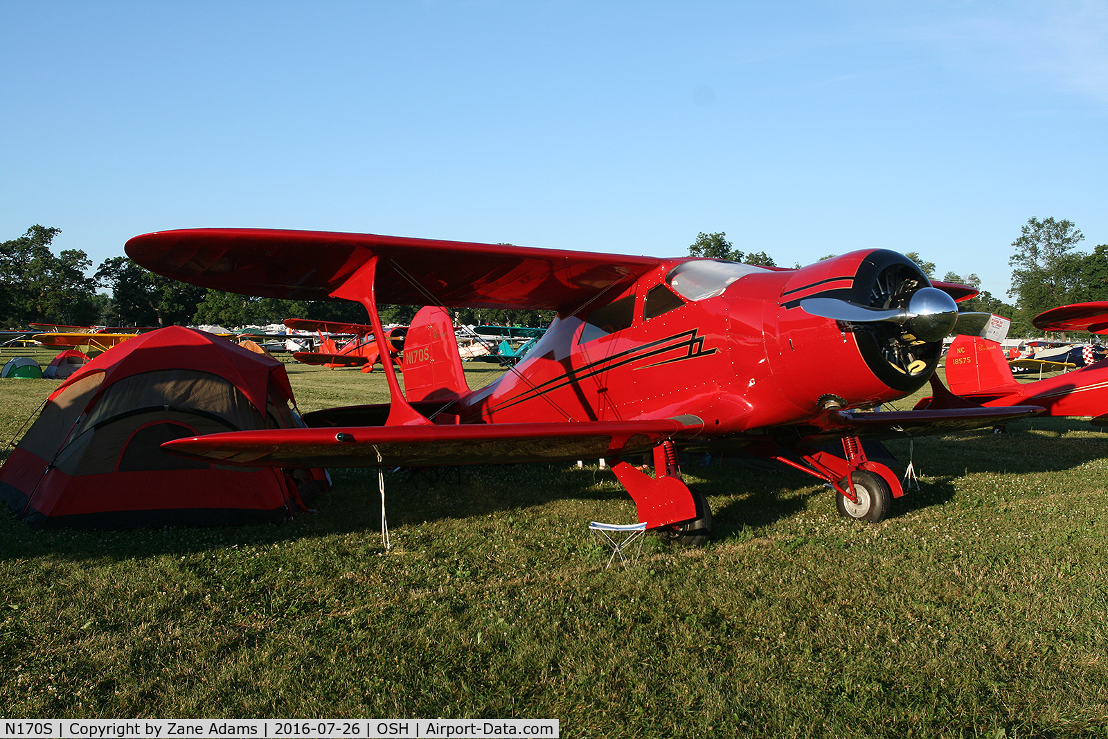 N170S, 1945 Beech D17S Staggerwing C/N 4817, At the 2016 EAA AirVenture - Oshkosh, Wisconsin