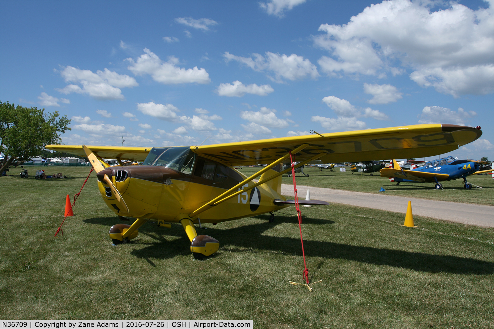 N36709, 1941 Stinson 10A C/N 8109, At the 2016 EAA AirVenture - Oshkosh, Wisconsin
