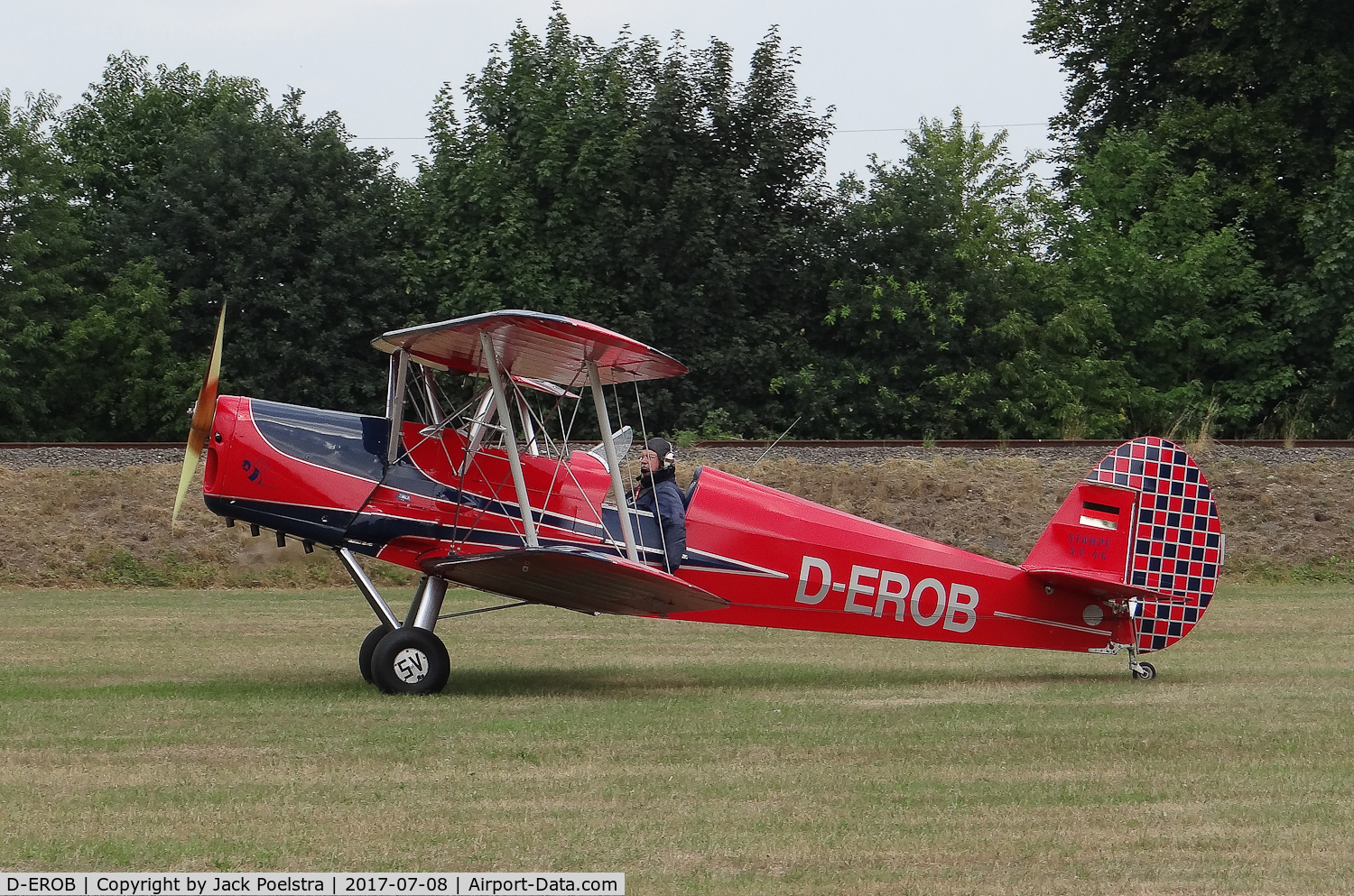 D-EROB, Stampe-Vertongen SV-4C C/N 151, at gliding airport Dorsten